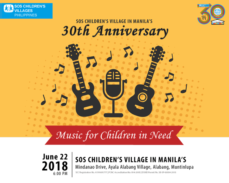 SOS Children’s Village in Manila celebrates 30th Anniversary with music SOS